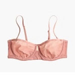 J Crew Underwire balconette bra in point d'esprit